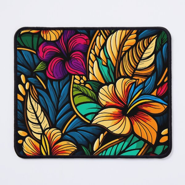 Item preview, Colourful bold tropical flower pattern #8 designed and sold by Christolamber.