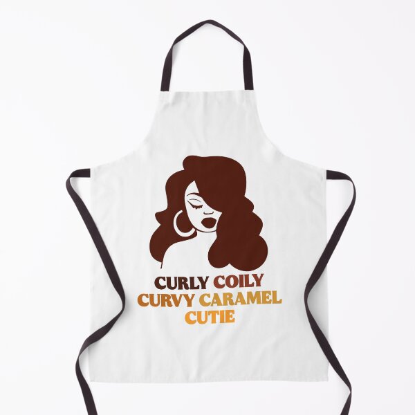 Item preview, Curly Coily Curvy Caramel Cutie African American Culture Gift designed and sold by TMelonShop.
