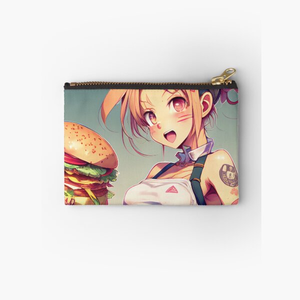Item preview, Anime Girl Eating Burger designed and sold by Odd World.