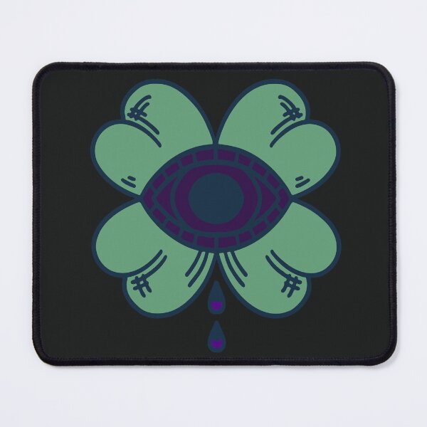 Item preview, Indigo Eye Clover Doodle designed and sold by SilverAndGolden.