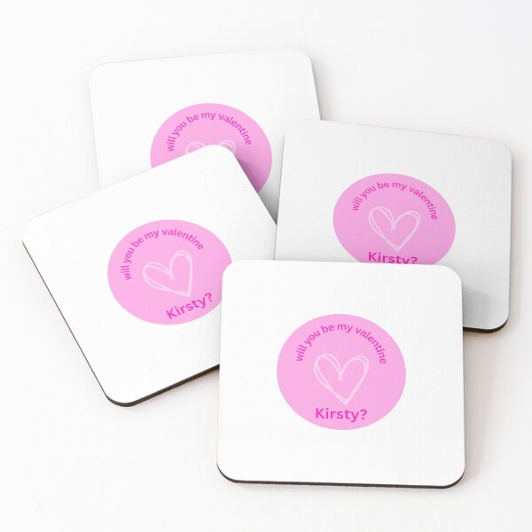 Item preview, Will you be my valentine Kirsty? designed and sold by Peachy-Draws.