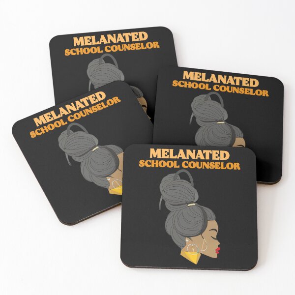Item preview, Melanated School Counselor Black Educators Black Pride Month Gift designed and sold by TMelonShop.