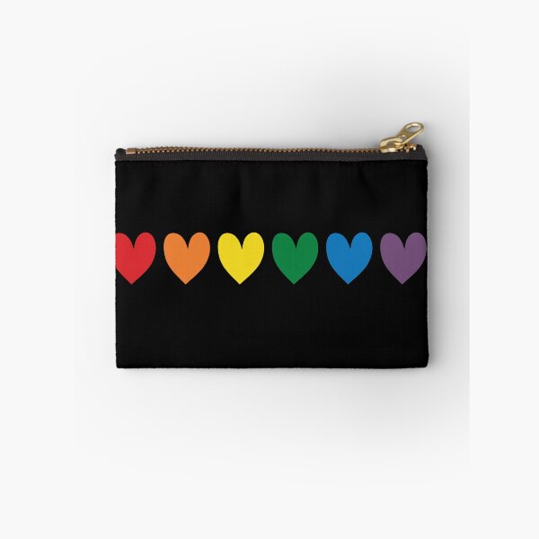 Item preview, LGBT Rainbow Pride Hearts Gay and Lesbian Stuff Proud Queer designed and sold by Queer Pride Shop.