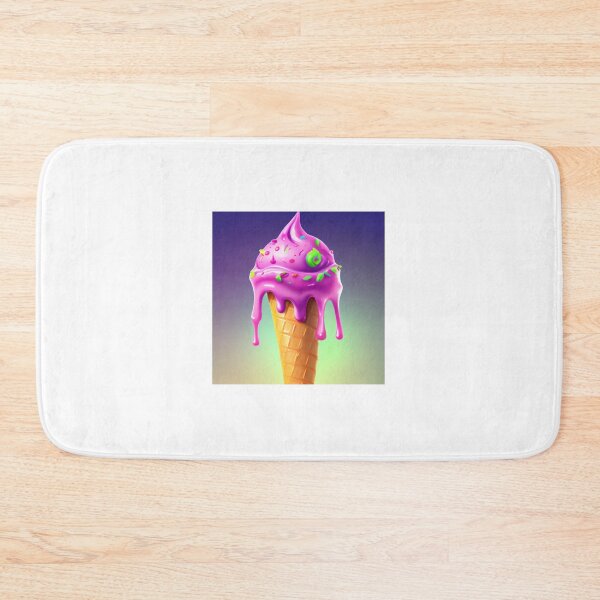 Item preview, The Slimey Pink Ice Cream designed and sold by CreepyDesigns.