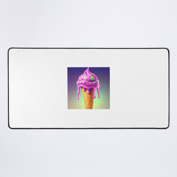 Item preview, The Slimey Pink Ice Cream designed and sold by CreepyDesigns.