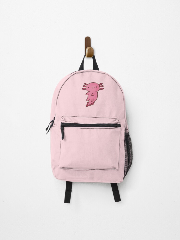 Thumbnail 1 of 3, Backpack, Axolotl designed and sold by mareeka.