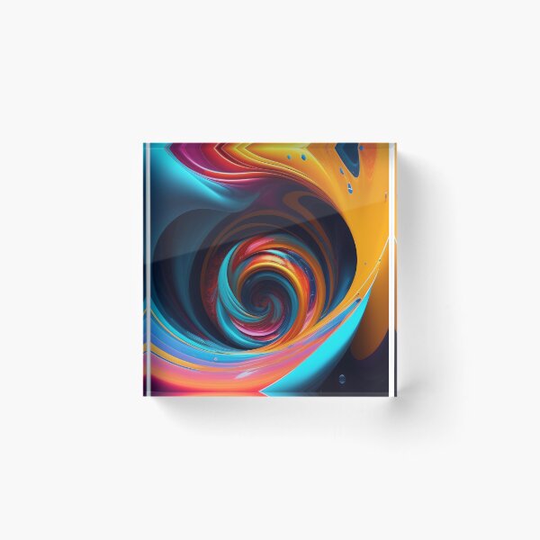 Item preview, Drip into Emotion: A Colorful Abstract Exploration Colorful abstract fluid patterns 30 designed and sold by vishalraifx.