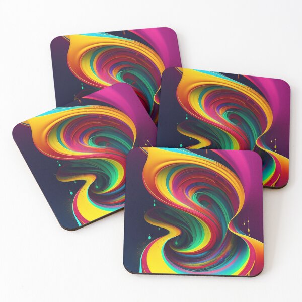 Item preview, Drip into Emotion: A Colorful Abstract Exploration Colorful abstract fluid patterns 31 designed and sold by vishalraifx.