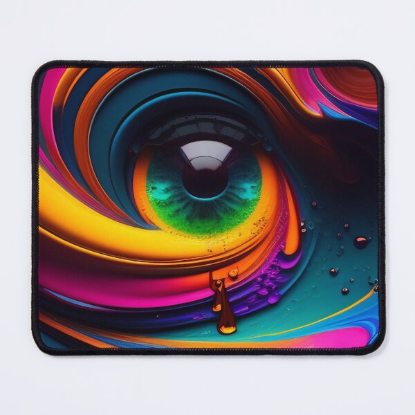Item preview, Drip into Emotion: A Colorful Abstract Exploration Colorful abstract fluid patterns 32 designed and sold by vishalraifx.