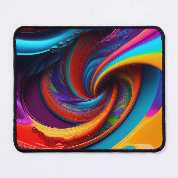 Item preview, Drip into Emotion: A Colorful Abstract Exploration Colorful abstract fluid patterns 33 designed and sold by vishalraifx.