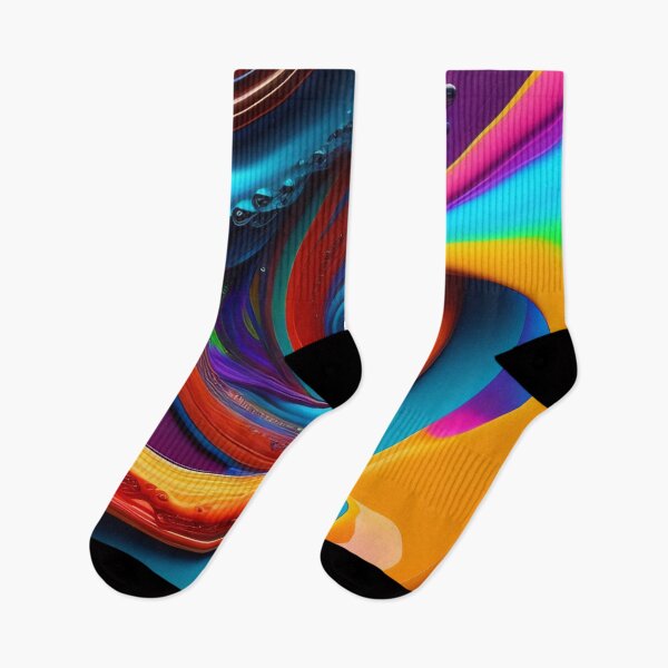 Item preview, Drip into Emotion: A Colorful Abstract Exploration Colorful abstract fluid patterns 33 designed and sold by vishalraifx.