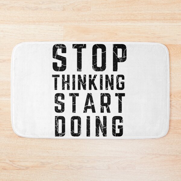 Item preview, STOP THINKING START DOING white background distressed  designed and sold by KingsManKind.