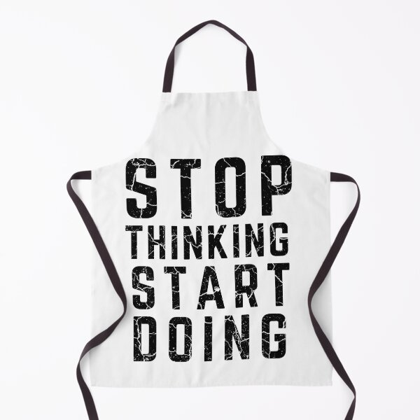 Item preview, STOP THINKING START DOING white background distressed  designed and sold by KingsManKind.