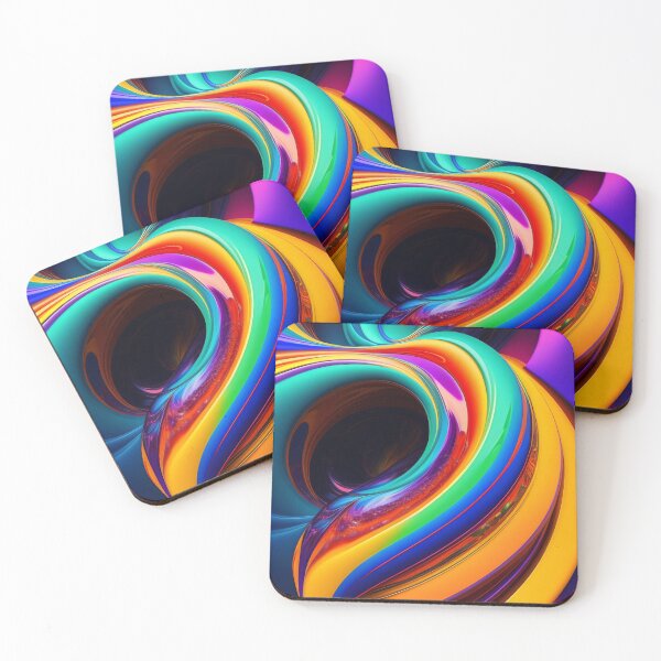 Item preview, Drip into Emotion: A Colorful Abstract Exploration Colorful abstract fluid patterns 34 designed and sold by vishalraifx.