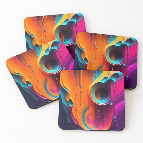 Item preview, Drip into Emotion: A Colorful Abstract Exploration Colorful abstract fluid patterns 35 designed and sold by vishalraifx.