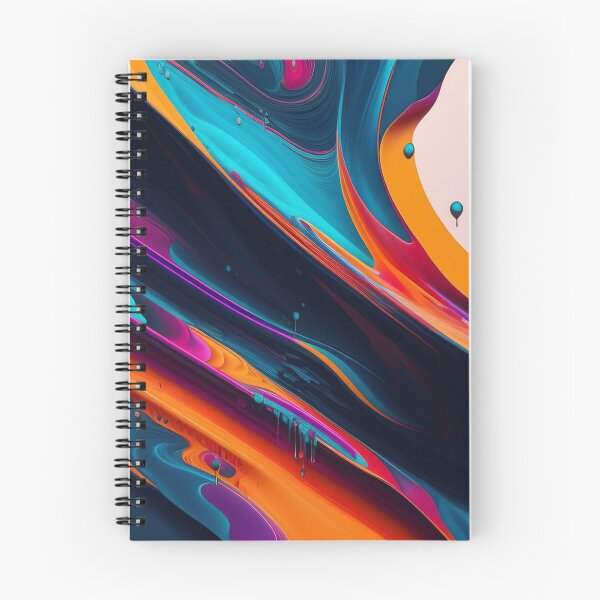 Item preview, Drip into Emotion: A Colorful Abstract Exploration Colorful abstract fluid patterns 37 designed and sold by vishalraifx.