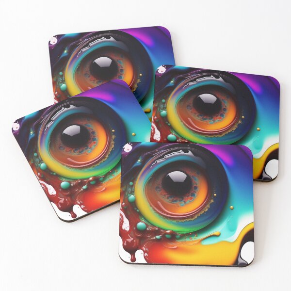 Item preview, Drip into Emotion: A Colorful Abstract Exploration Colorful abstract fluid patterns 38 designed and sold by vishalraifx.