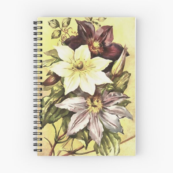 Item preview, Clematis Flower Growers Botanical Art designed and sold by taiche.