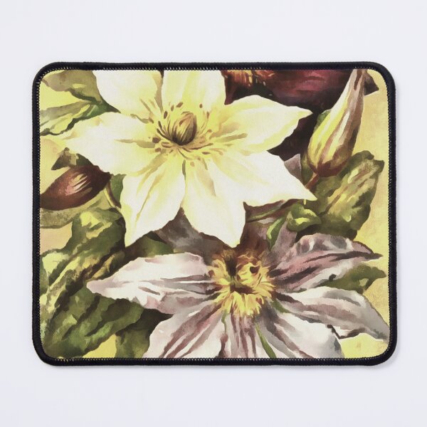 Item preview, Clematis Flower Growers Botanical Art designed and sold by taiche.