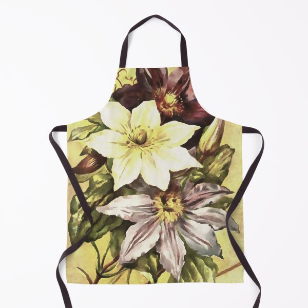 Item preview, Clematis Flower Growers Botanical Art designed and sold by taiche.