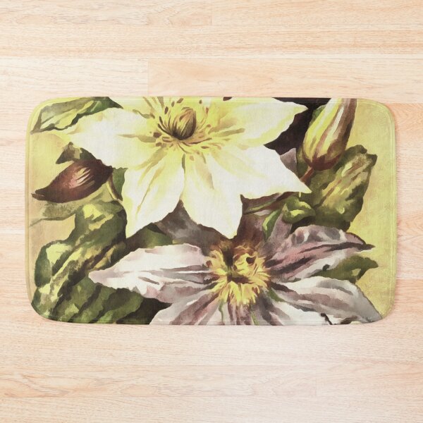 Item preview, Clematis Flower Growers Botanical Art designed and sold by taiche.