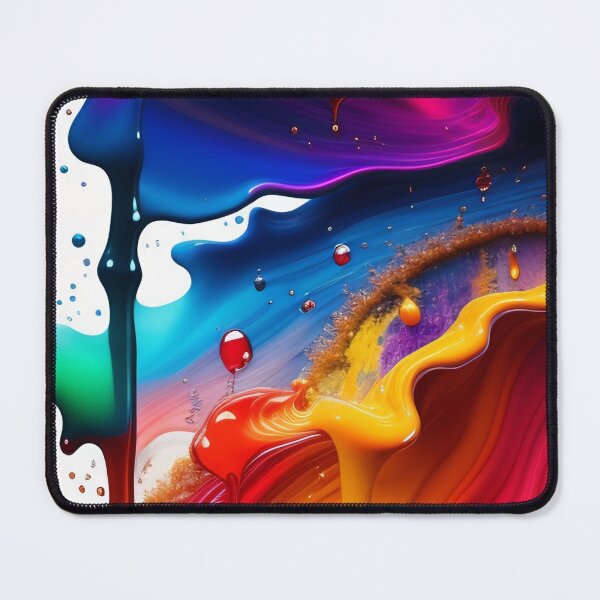 Item preview, Drip into Emotion: A Colorful Abstract Exploration Colorful abstract fluid patterns 39 designed and sold by vishalraifx.