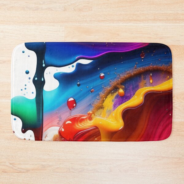 Item preview, Drip into Emotion: A Colorful Abstract Exploration Colorful abstract fluid patterns 39 designed and sold by vishalraifx.