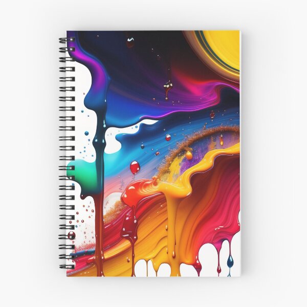 Item preview, Drip into Emotion: A Colorful Abstract Exploration Colorful abstract fluid patterns 39 designed and sold by vishalraifx.