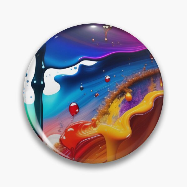 Item preview, Drip into Emotion: A Colorful Abstract Exploration Colorful abstract fluid patterns 39 designed and sold by vishalraifx.