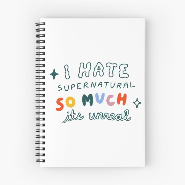 Item preview, "i hate supernatural so much it's unreal" (rainbow) designed and sold by babpod.