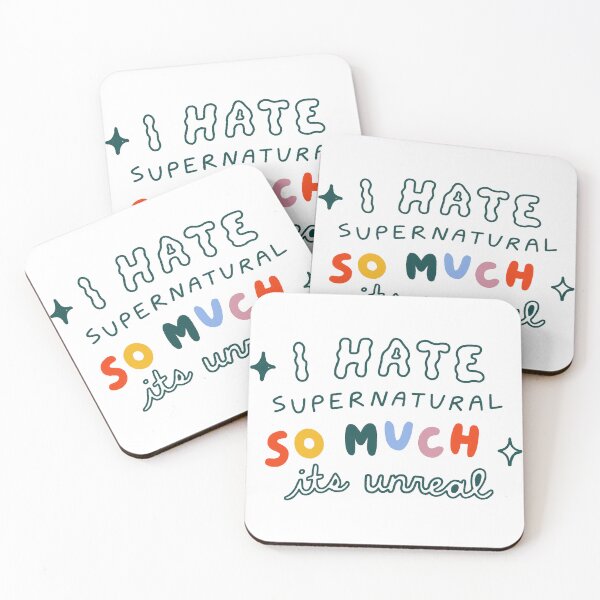 Item preview, "i hate supernatural so much it's unreal" (rainbow) designed and sold by babpod.