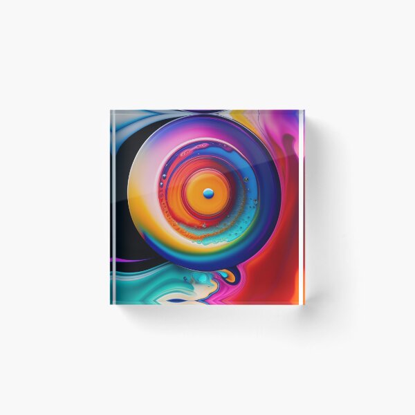 Item preview, Drip into Emotion: A Colorful Abstract Exploration Colorful abstract fluid patterns 40 designed and sold by vishalraifx.