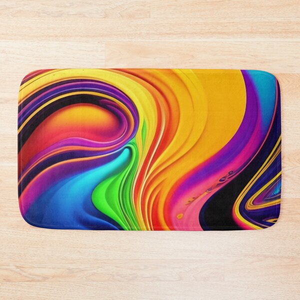 Item preview, Drip into Emotion: A Colorful Abstract Exploration Colorful abstract fluid patterns 42 designed and sold by vishalraifx.