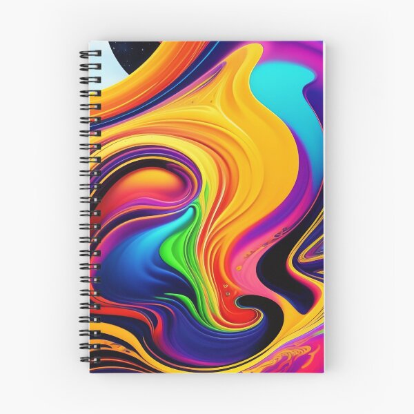 Item preview, Drip into Emotion: A Colorful Abstract Exploration Colorful abstract fluid patterns 42 designed and sold by vishalraifx.
