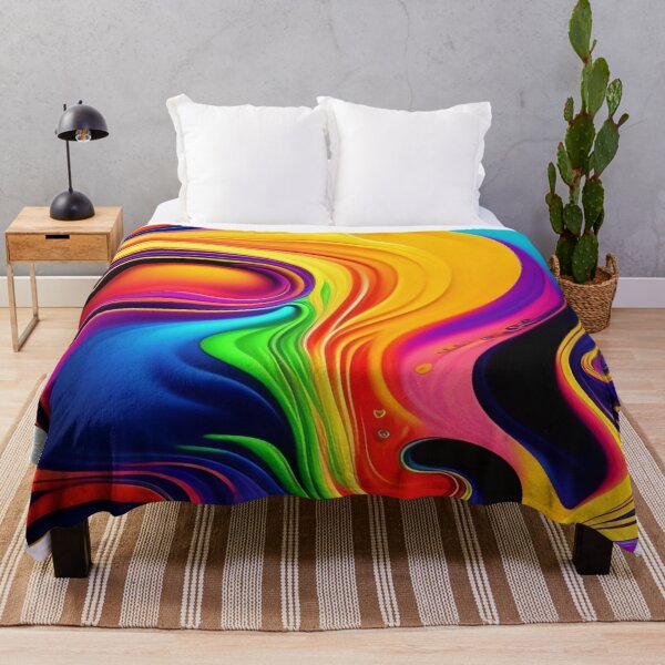 Item preview, Drip into Emotion: A Colorful Abstract Exploration Colorful abstract fluid patterns 42 designed and sold by vishalraifx.