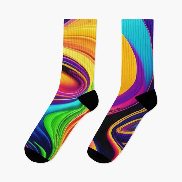 Item preview, Drip into Emotion: A Colorful Abstract Exploration Colorful abstract fluid patterns 42 designed and sold by vishalraifx.