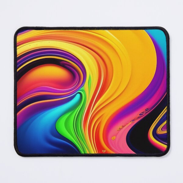 Item preview, Drip into Emotion: A Colorful Abstract Exploration Colorful abstract fluid patterns 42 designed and sold by vishalraifx.