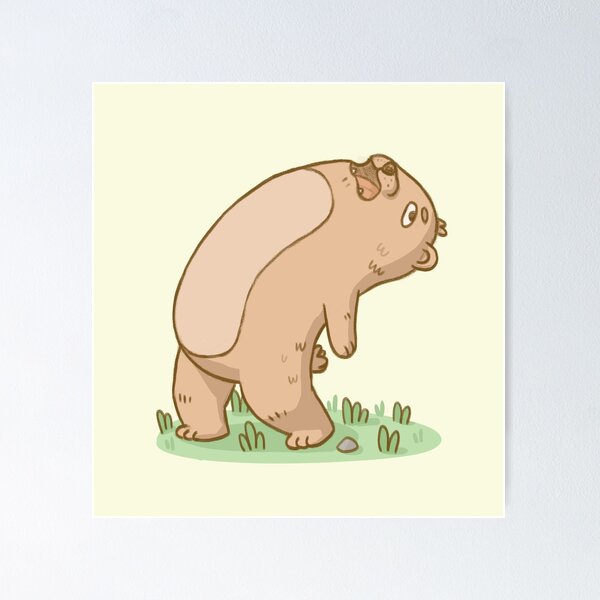 Item preview, A fed up bear designed and sold by Eulalie8.