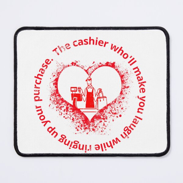 Item preview, Cashier Valentines Day Gift Idea With Funny Description designed and sold by Goldbergg.
