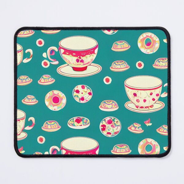 Item preview, Tea Cups Pattern designed and sold by pinkal.