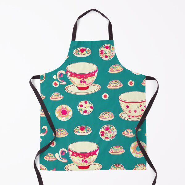 Item preview, Tea Cups Pattern designed and sold by pinkal.