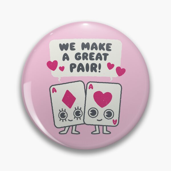 Item preview, We make a great pair - Playing card lovers Valentines  designed and sold by WeirdPunderful.
