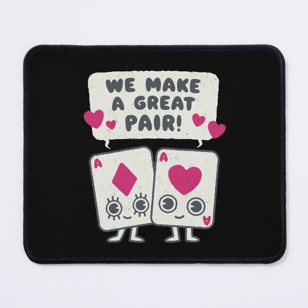Item preview, We make a great pair - Playing card lovers Valentines designed and sold by WeirdPunderful.