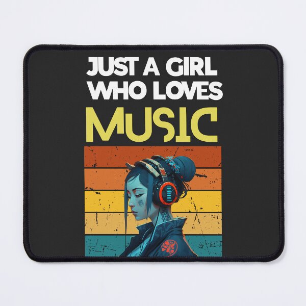 Item preview, Copy of Just a Girl Who Loves Music, Cyberpunk designed and sold by GigaDesigns.