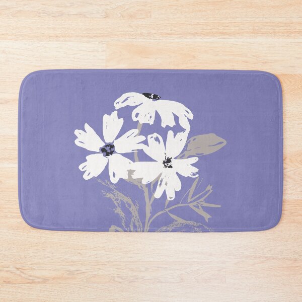 Item preview, Three flowers on purple background designed and sold by marufemia.