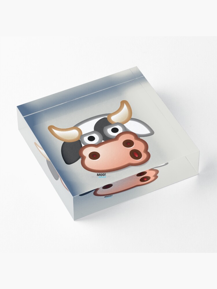 Alternate view of MOO! Acrylic Block