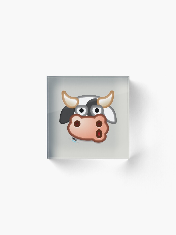 Alternate view of MOO! Acrylic Block