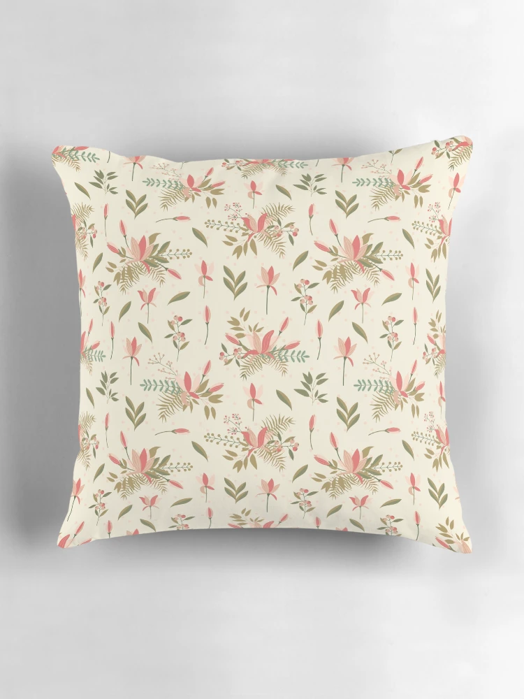 Thumbnail 3 of 4, Pillow, Spring Blossoms 2 designed and sold by Mandala Of Life.
