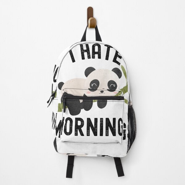 Item preview, Hate mornings, lazy panda designed and sold by erozzz.