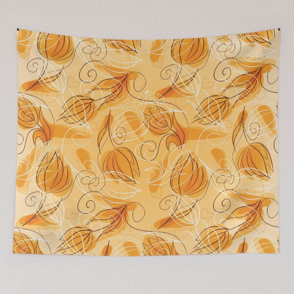 Item preview, Women's dress with a pattern of delicate leaves designed and sold by FunArt4You.